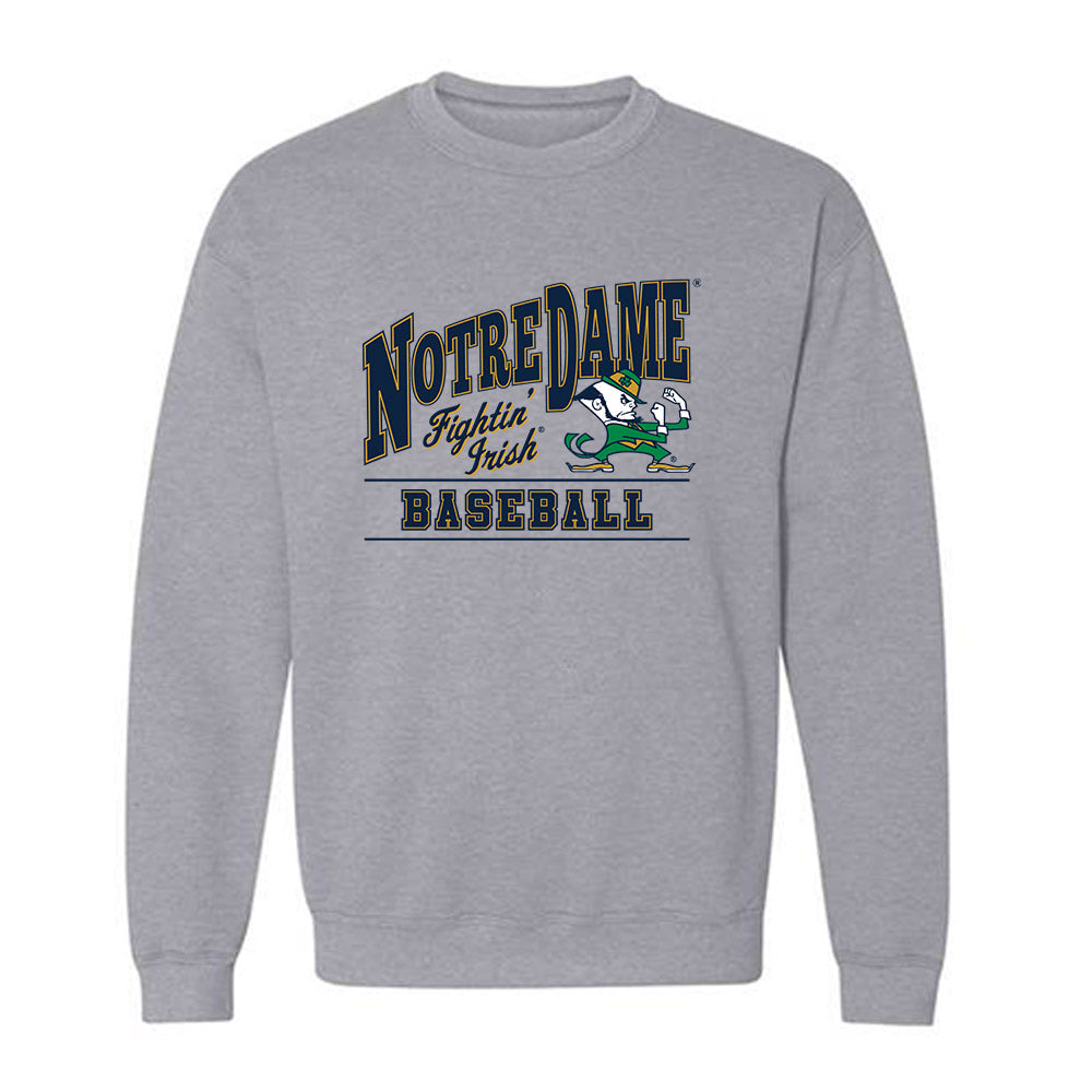 Notre Dame - NCAA Baseball : Caleb Ricks - Classic Shersey Crewneck Sweatshirt-0