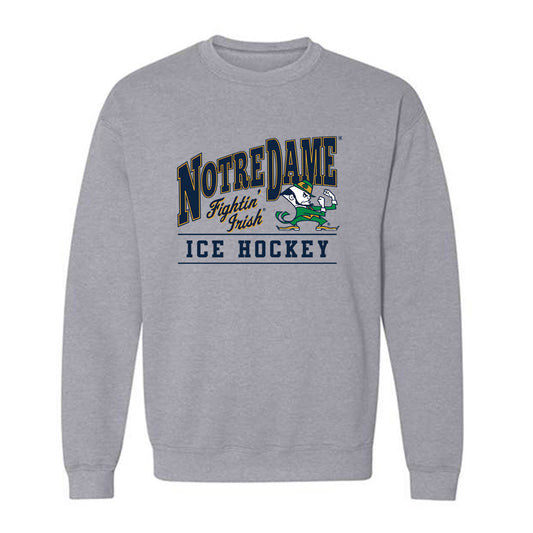 Notre Dame - NCAA Men's Ice Hockey : William Belle - Classic Shersey Crewneck Sweatshirt-0