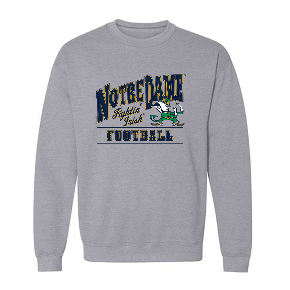 Notre Dame - NCAA Football : Elijah Burress - Classic Shersey Crewneck Sweatshirt-0