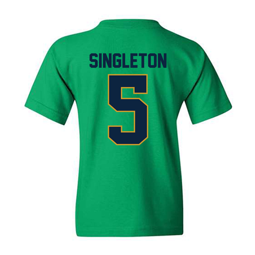 Notre Dame - NCAA Baseball : Dylan Singleton - Classic Shersey Youth T-Shirt-1
