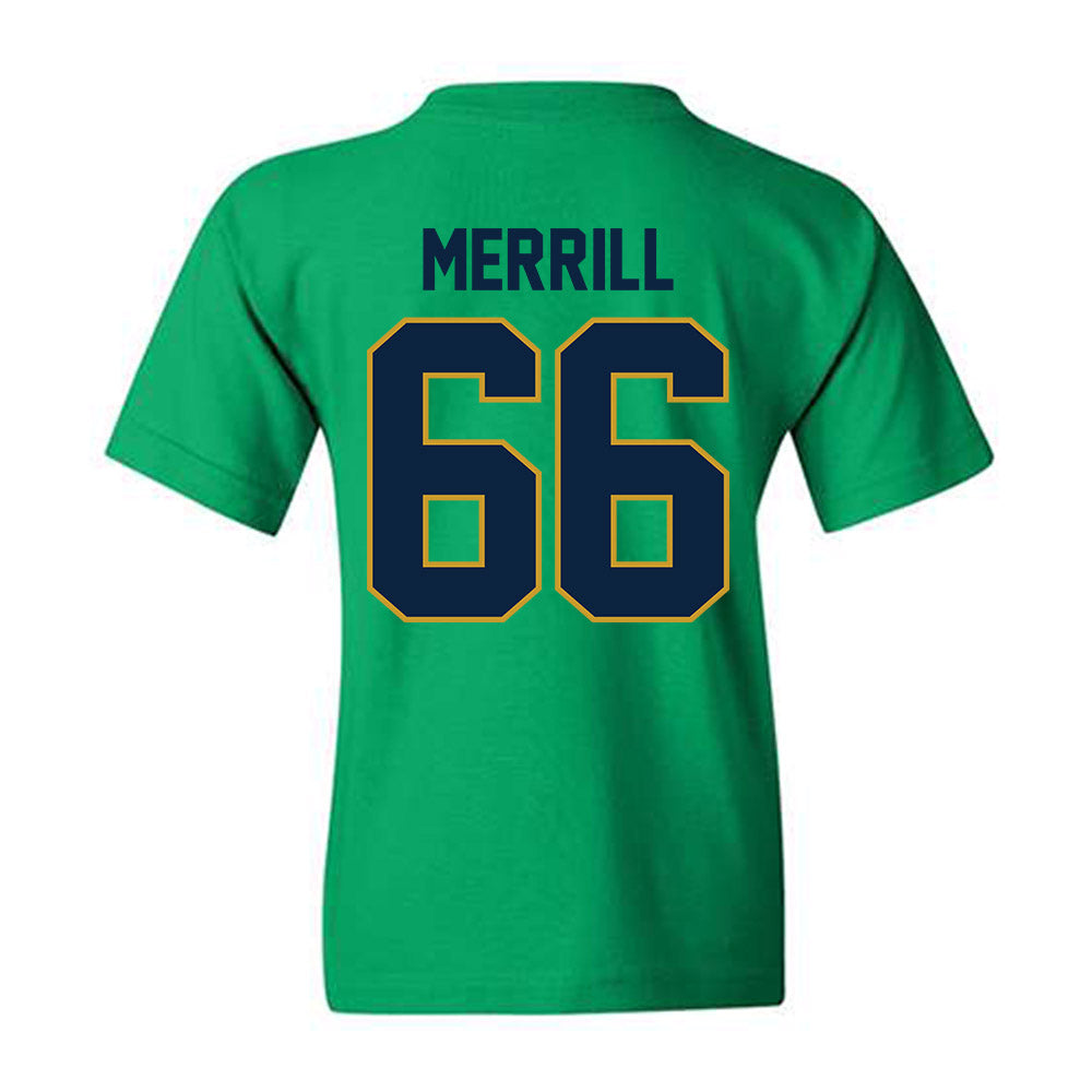 Notre Dame - NCAA Football : Tyler Merrill - Classic Shersey Youth T-Shirt-1