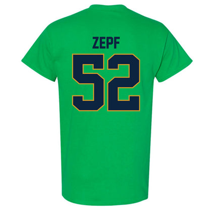 Notre Dame - NCAA Men's Lacrosse : Alex Zepf - Classic Shersey T-Shirt-1