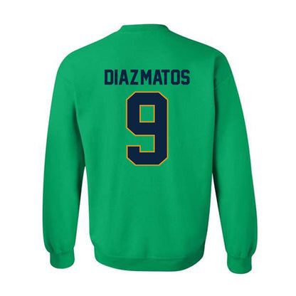 Notre Dame - NCAA Men's Lacrosse : Aidan Diaz-Matos - Classic Shersey Crewneck Sweatshirt-1