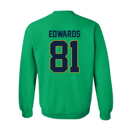 Notre Dame - NCAA Men's Ice Hockey : Beckham Edwards - Classic Shersey Crewneck Sweatshirt-1
