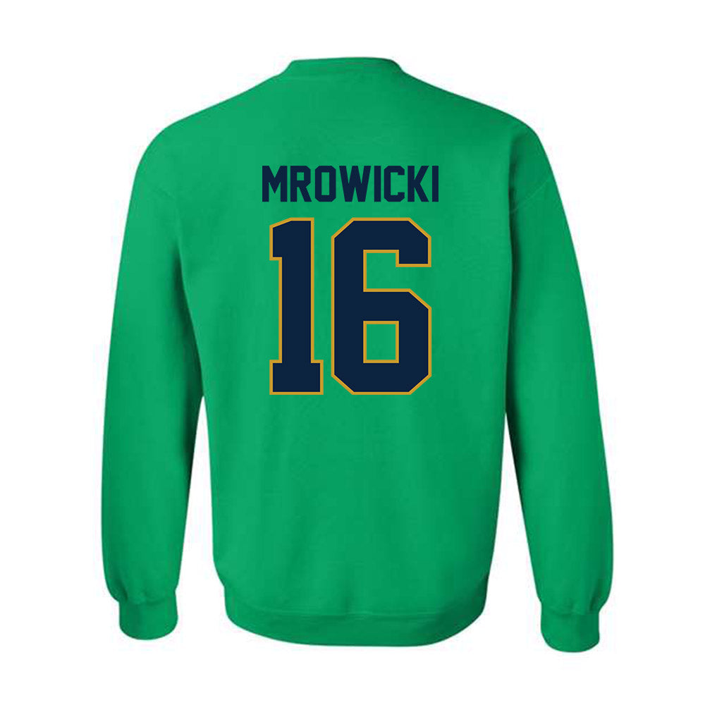 Notre Dame - NCAA Women's Soccer : Meghan Mrowicki - Classic Shersey Crewneck Sweatshirt-1