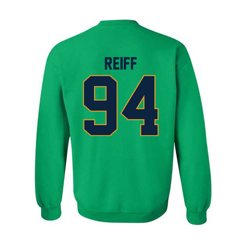 Notre Dame - NCAA Football : Joe Reiff - Classic Shersey Crewneck Sweatshirt-1