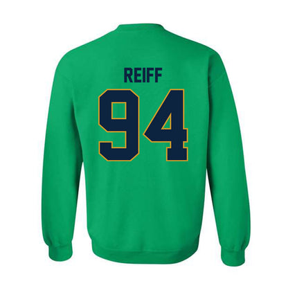 Notre Dame - NCAA Football : Joe Reiff - Classic Shersey Crewneck Sweatshirt-1