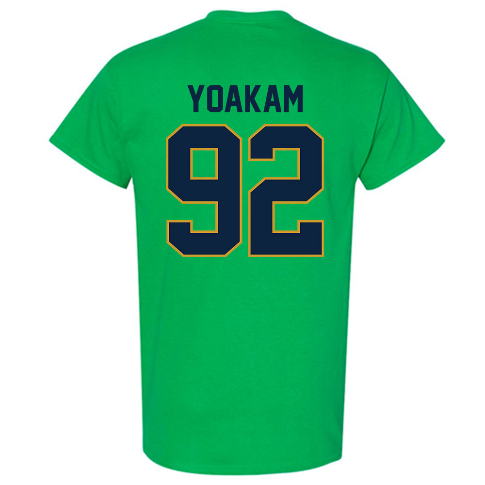 Notre Dame - NCAA Football : Zachary Yoakam - Classic Shersey T-Shirt-1