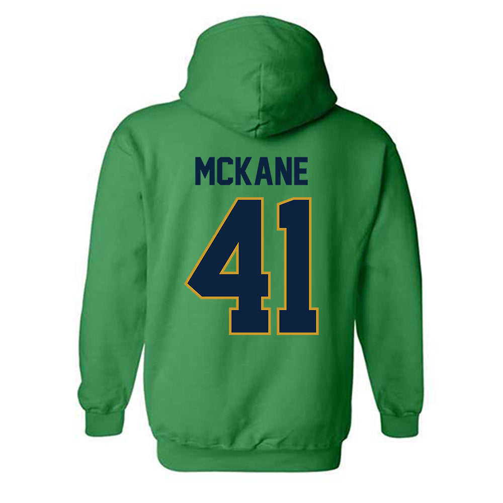 Notre Dame - NCAA Men's Lacrosse : Matt McKane - Classic Shersey Hooded Sweatshirt-1