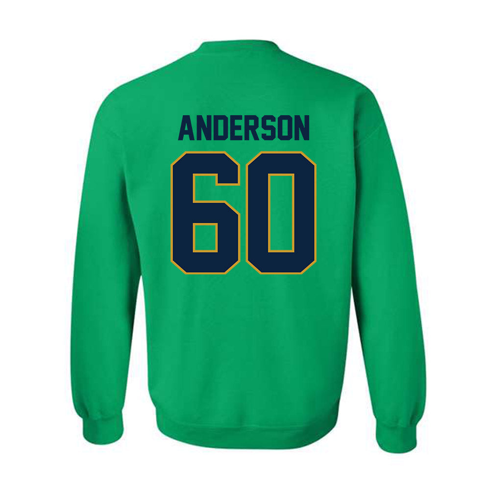 Notre Dame - NCAA Football : Max Anderson - Classic Shersey Crewneck Sweatshirt-1