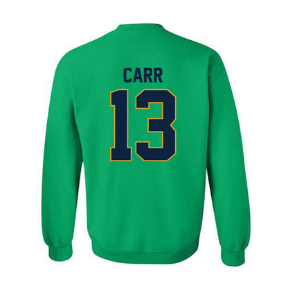 Notre Dame - NCAA Football : CJ Carr - Classic Shersey Crewneck Sweatshirt-1