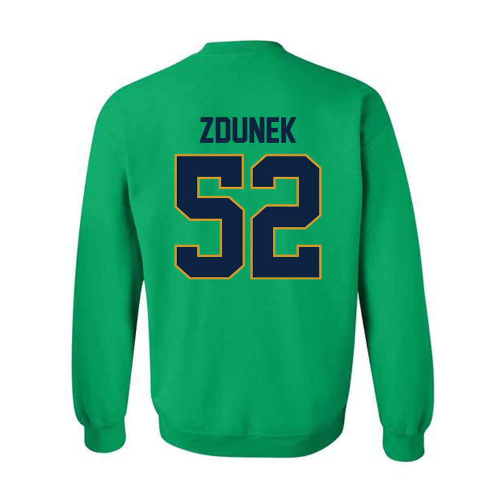 Notre Dame - NCAA Baseball : Eric Zdunek - Classic Shersey Crewneck Sweatshirt-1