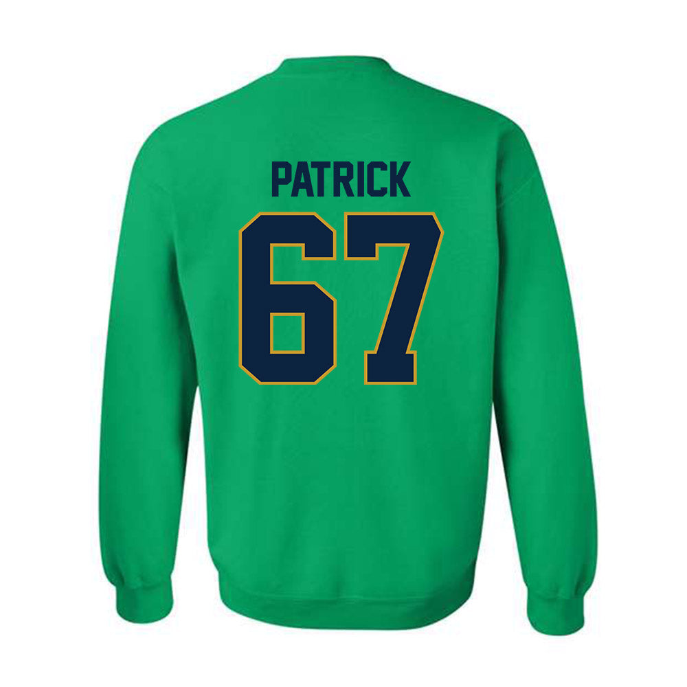 Notre Dame - NCAA Football : Gregory Patrick - Classic Shersey Crewneck Sweatshirt-1