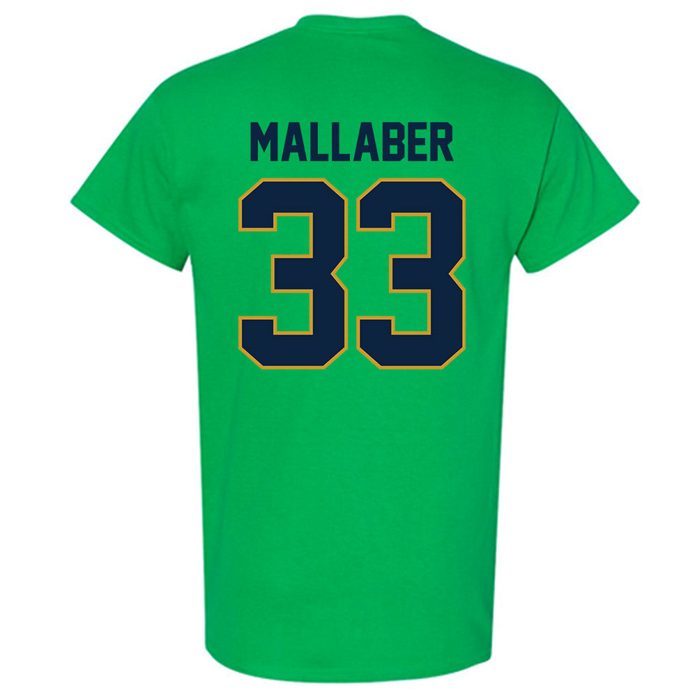 Notre Dame - NCAA Women's Lacrosse : Katie Mallaber - Classic Shersey T-Shirt-1