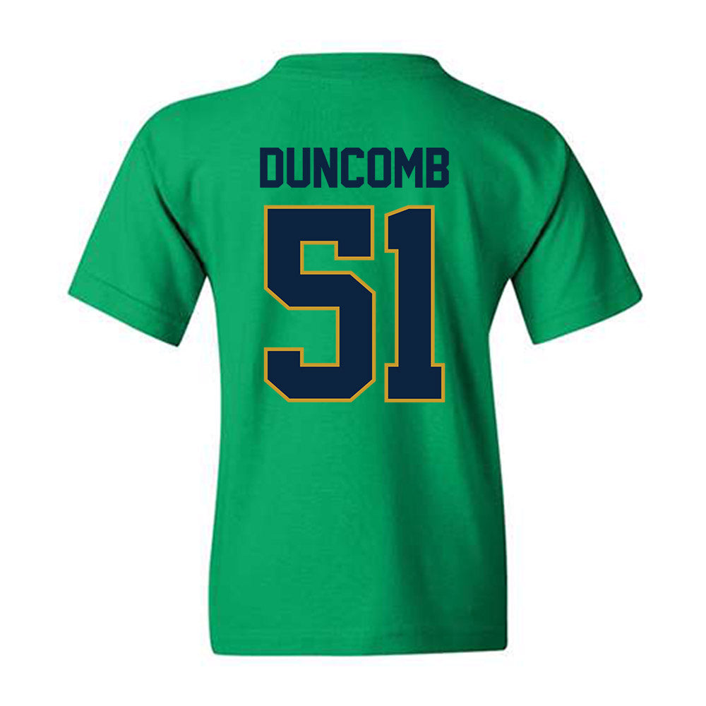 Notre Dame - NCAA Men's Basketball : Logan Duncomb - Classic Shersey Youth T-Shirt-1