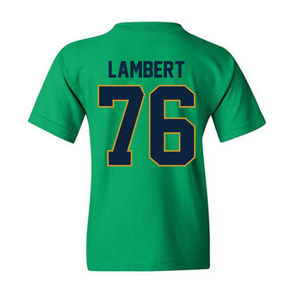 Notre Dame - NCAA Football : Guerby Lambert - Classic Shersey Youth T-Shirt-1