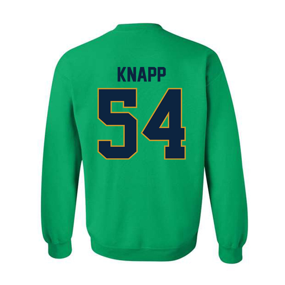 Notre Dame - NCAA Football : Anthonie Knapp - Classic Shersey Crewneck Sweatshirt-1