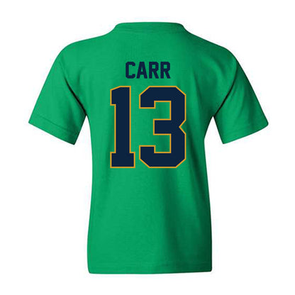 Notre Dame - NCAA Football : CJ Carr - Classic Shersey Youth T-Shirt-1