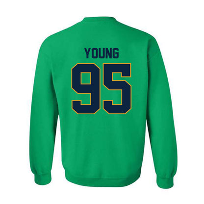 Notre Dame - NCAA Football : Bryce Young - Classic Shersey Crewneck Sweatshirt-1