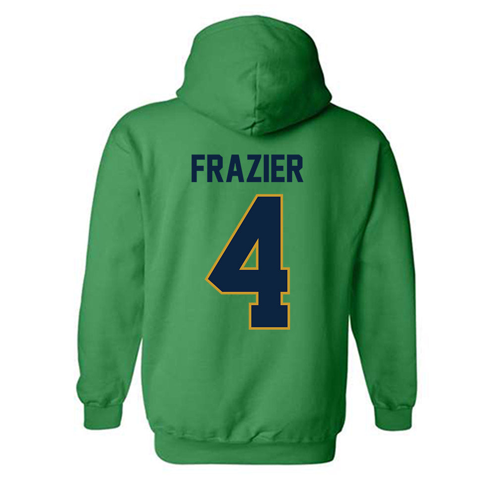 Notre Dame - NCAA Football : Bubba Frazier - Classic Shersey Hooded Sweatshirt-1