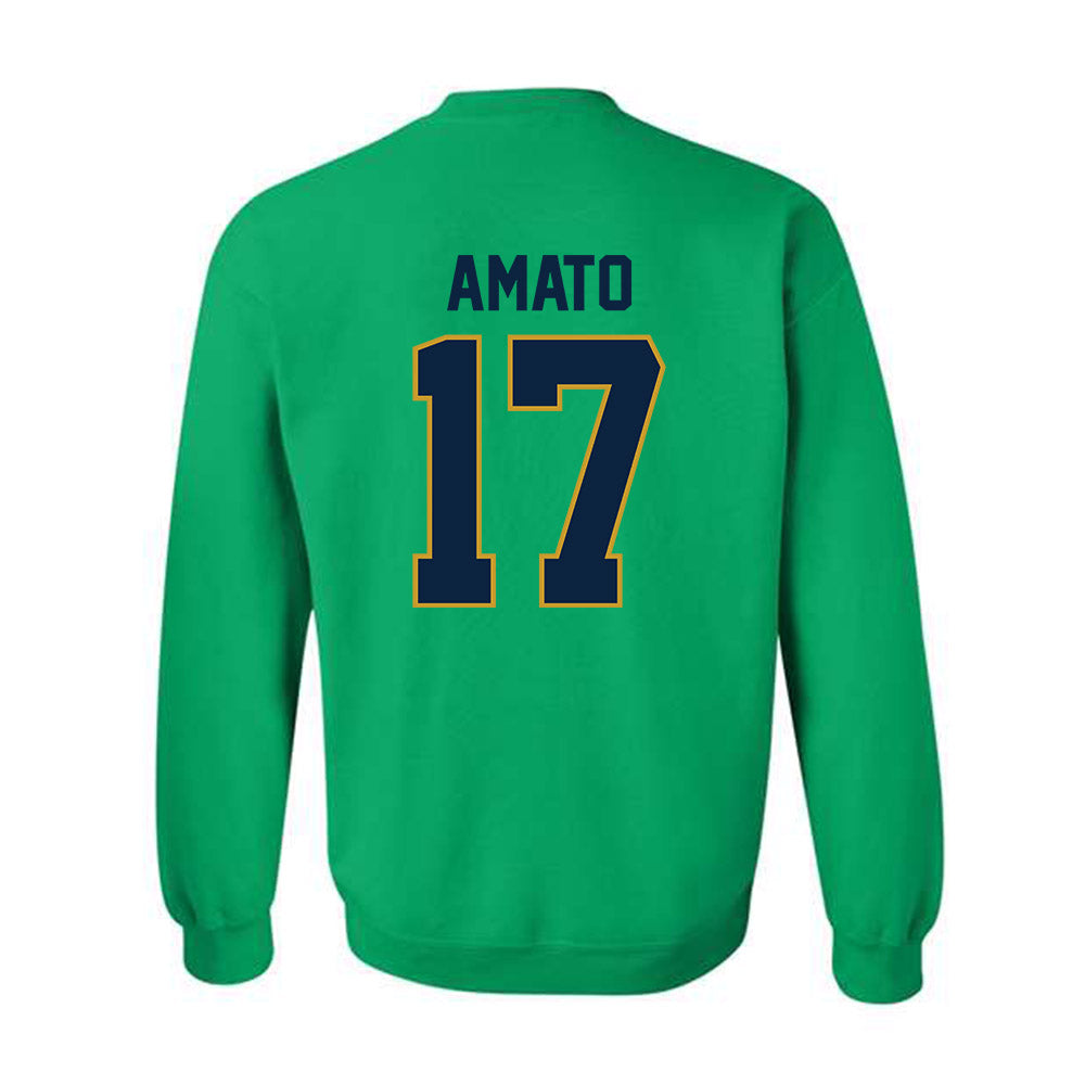 Notre Dame - NCAA Women's Lacrosse : Ellie Amato - Classic Shersey Crewneck Sweatshirt-1