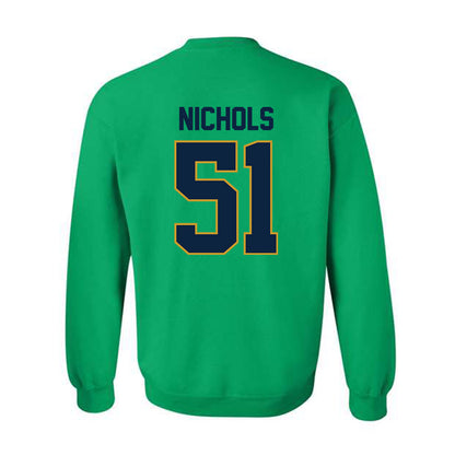 Notre Dame - NCAA Football : Ben Nichols - Classic Shersey Crewneck Sweatshirt-1