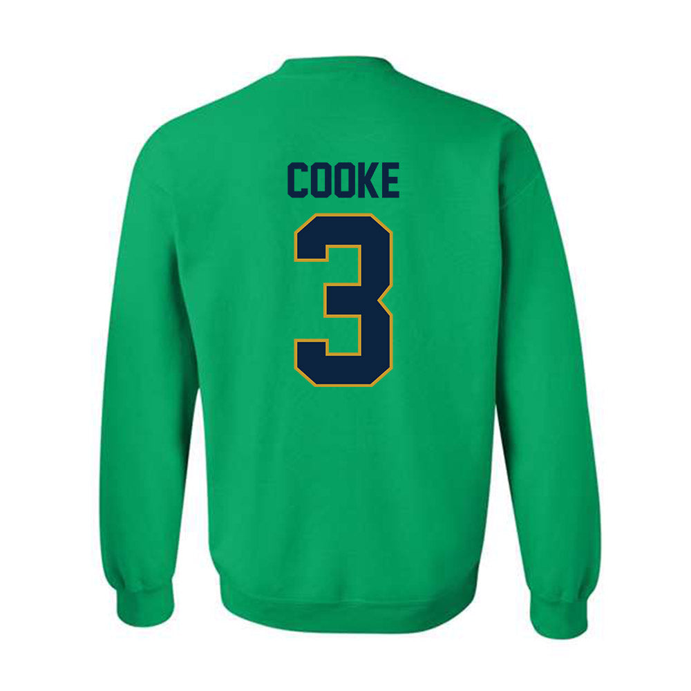 Notre Dame - NCAA Men's Lacrosse : Declan Cooke - Classic Shersey Crewneck Sweatshirt-1