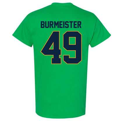 Notre Dame - NCAA Men's Lacrosse : Ben Burmeister - Classic Shersey T-Shirt-1