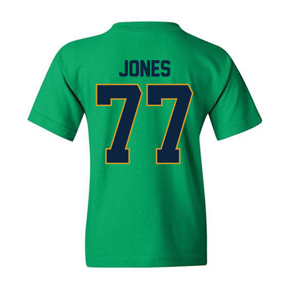 Notre Dame - NCAA Football : Peter Jones - Classic Shersey Youth T-Shirt-1