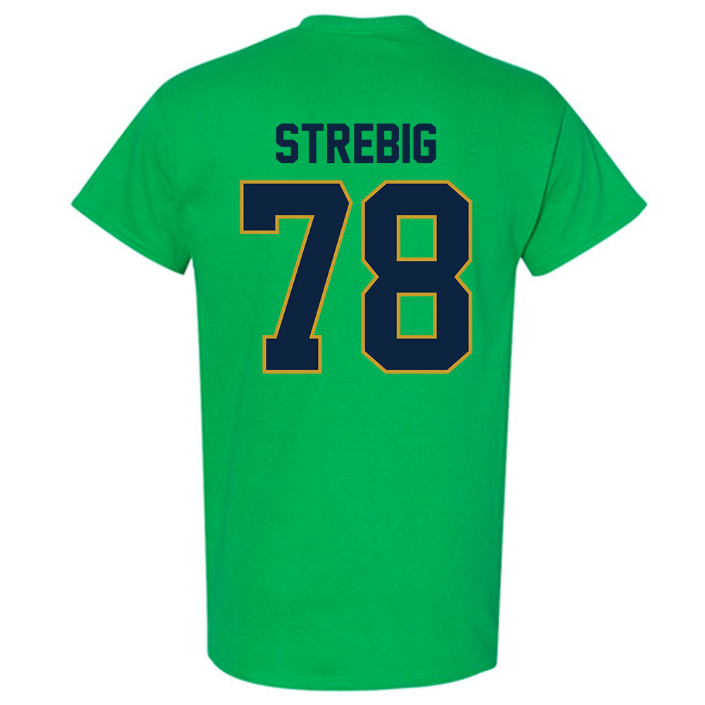 Notre Dame - NCAA Football : Owen Strebig - Classic Shersey T-Shirt-1
