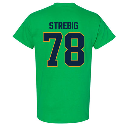 Notre Dame - NCAA Football : Owen Strebig - Classic Shersey T-Shirt-1