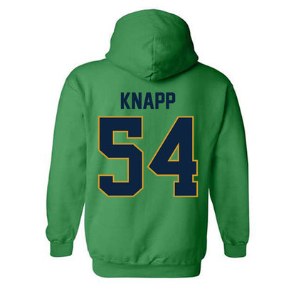 Notre Dame - NCAA Football : Anthonie Knapp - Classic Shersey Hooded Sweatshirt-1