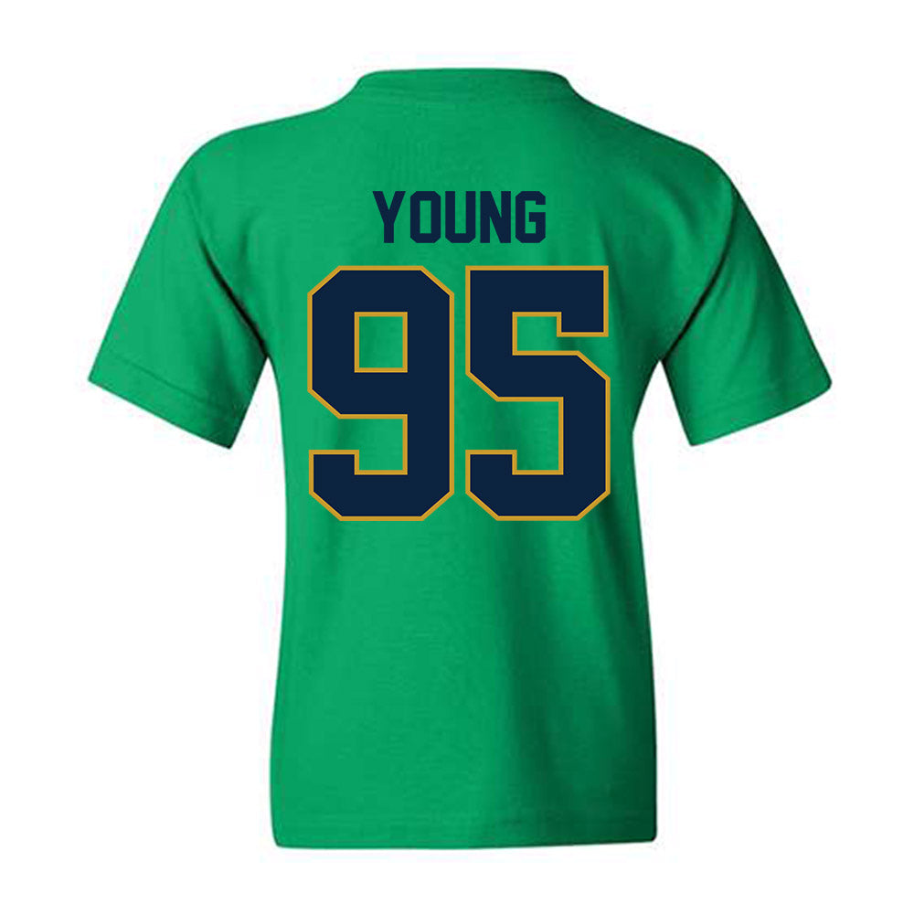 Notre Dame - NCAA Football : Bryce Young - Classic Shersey Youth T-Shirt-1