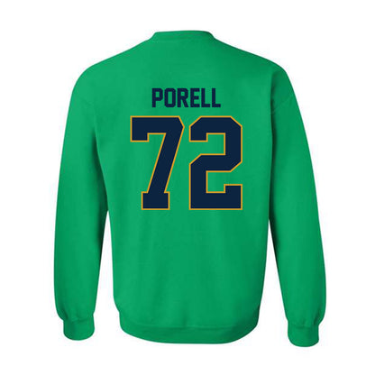 Notre Dame - NCAA Men's Lacrosse : Thomas Porell - Classic Shersey Crewneck Sweatshirt-1