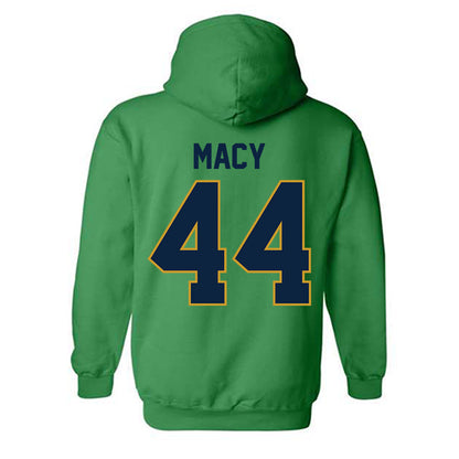 Notre Dame - NCAA Women's Basketball : Leah Macy - Classic Shersey Hooded Sweatshirt-1