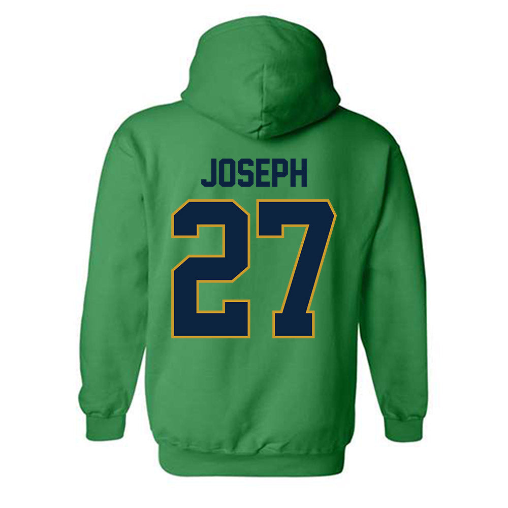 Notre Dame - NCAA Women's Soccer : Lily Joseph - Classic Shersey Hooded Sweatshirt-1