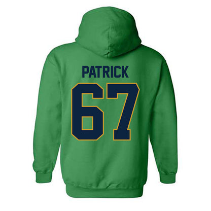 Notre Dame - NCAA Football : Gregory Patrick - Classic Shersey Hooded Sweatshirt-1