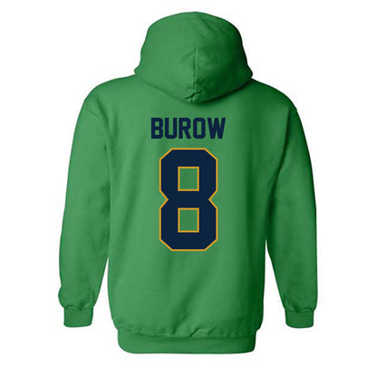 Notre Dame - NCAA Men's Basketball : Jacob Burow - Classic Shersey Hooded Sweatshirt-1