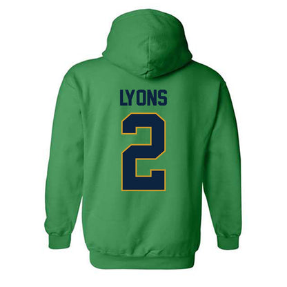 Notre Dame - NCAA Women's Lacrosse : Abigail Lyons - Classic Shersey Hooded Sweatshirt-1