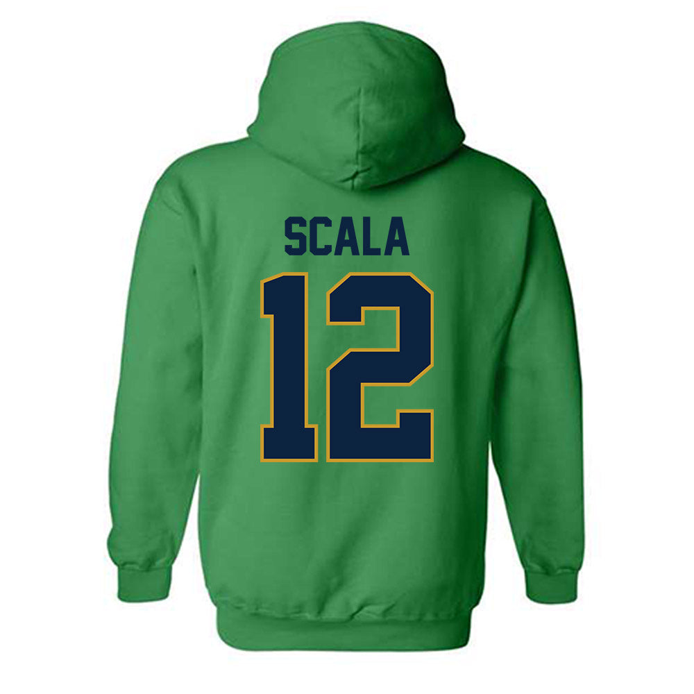 Notre Dame - NCAA Men's Soccer : Ethan Scala - Classic Shersey Hooded Sweatshirt-1