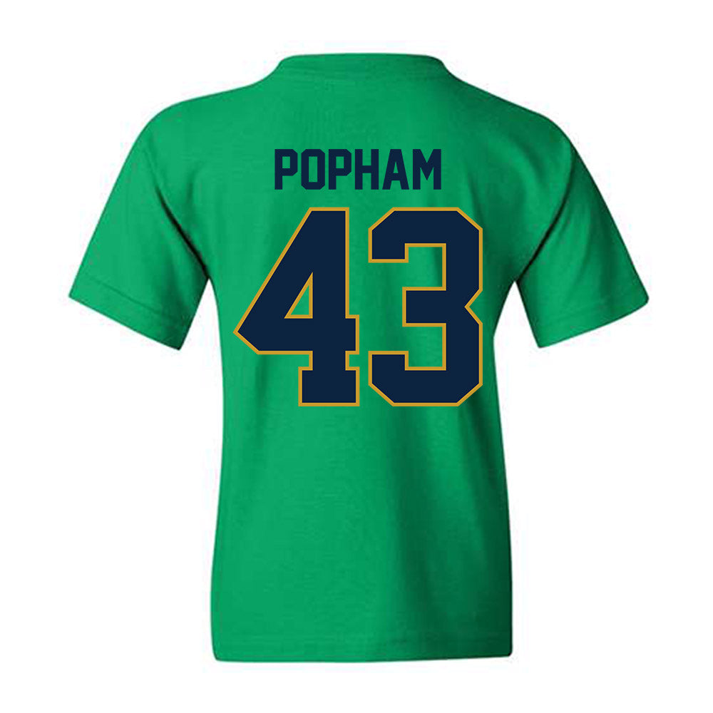 Notre Dame - NCAA Men's Lacrosse : Bo Popham - Classic Shersey Youth T-Shirt-1
