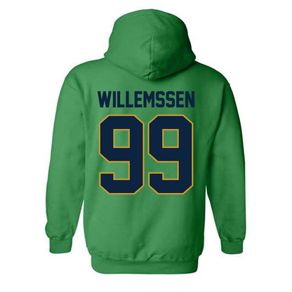 Notre Dame - NCAA Softball : Christina Willemssen - Classic Shersey Hooded Sweatshirt-1
