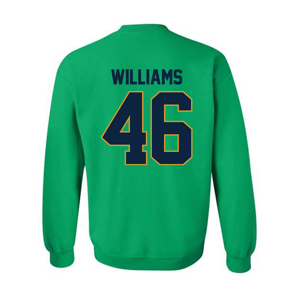 Notre Dame - NCAA Football : Matt Williams - Classic Shersey Crewneck Sweatshirt-1