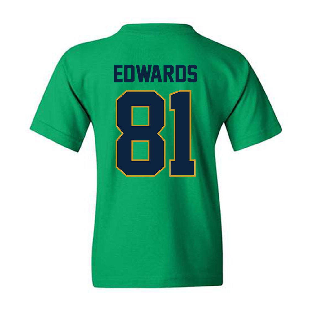 Notre Dame - NCAA Men's Ice Hockey : Beckham Edwards - Classic Shersey Youth T-Shirt-1