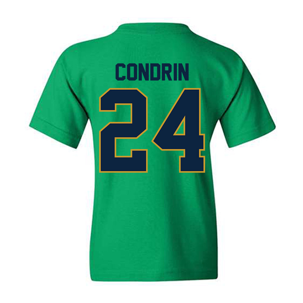 Notre Dame - NCAA Baseball : Luke Condrin - Classic Shersey Youth T-Shirt-1