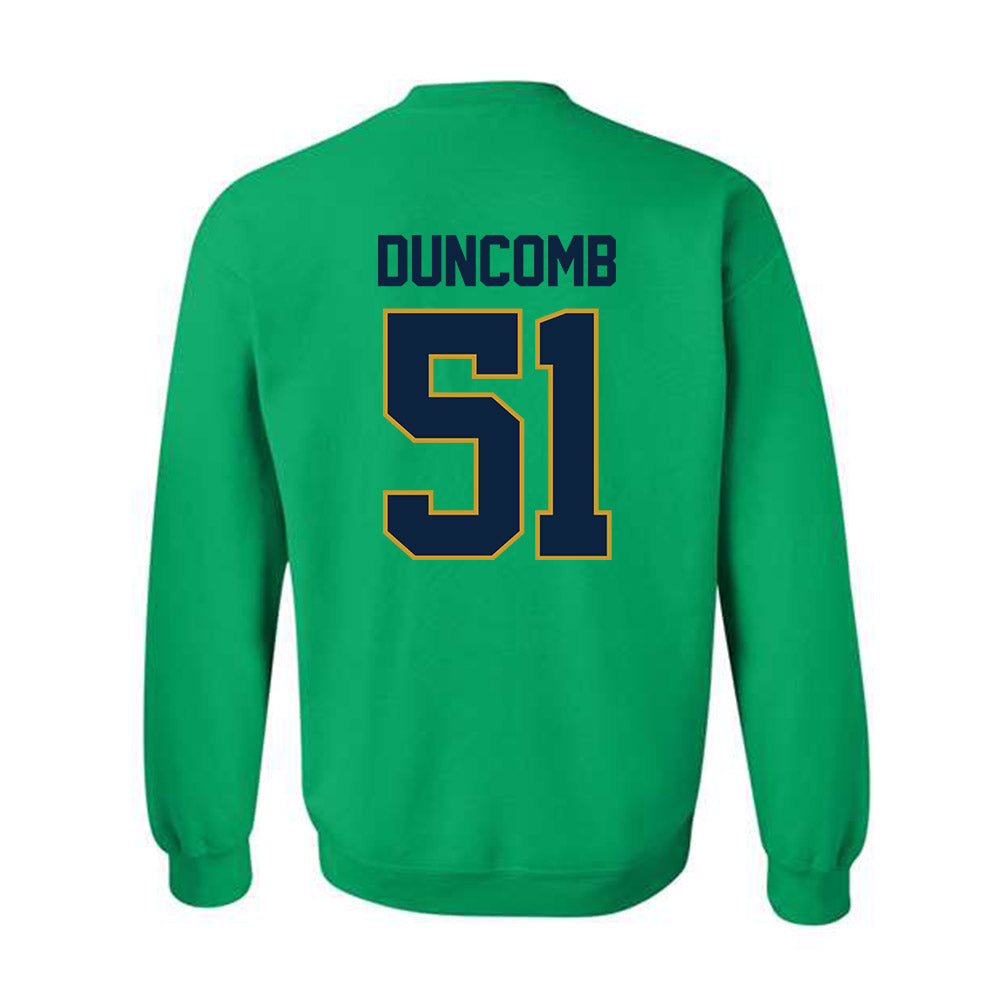 Notre Dame - NCAA Men's Basketball : Logan Duncomb - Classic Shersey Crewneck Sweatshirt-1