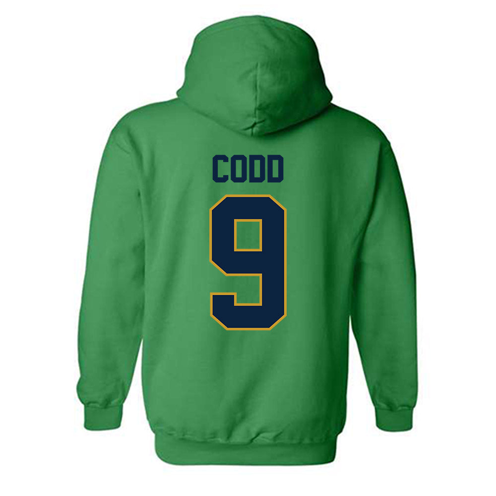 Notre Dame - NCAA Women's Soccer : Charlie Codd - Classic Shersey Hooded Sweatshirt-1