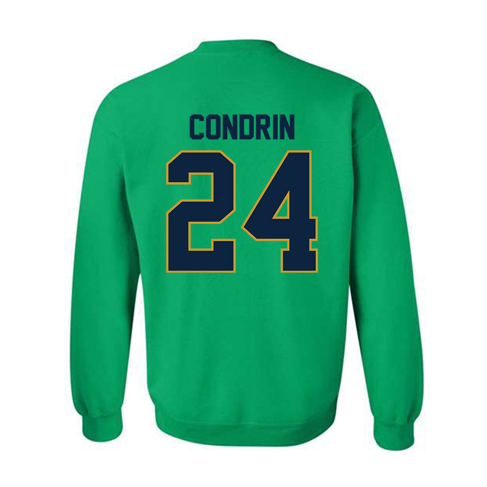 Notre Dame - NCAA Baseball : Luke Condrin - Classic Shersey Crewneck Sweatshirt-1