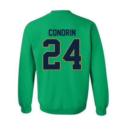 Notre Dame - NCAA Baseball : Luke Condrin - Classic Shersey Crewneck Sweatshirt-1