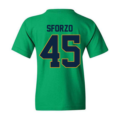 Notre Dame - NCAA Men's Lacrosse : Ryan Sforzo - Classic Shersey Youth T-Shirt-1
